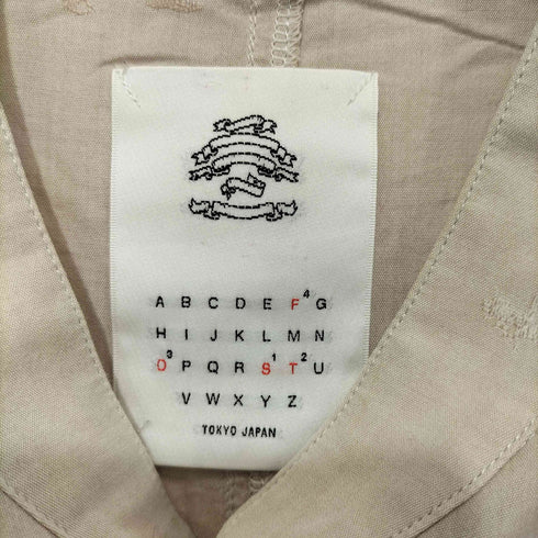 ストフ STOF L/S バンドカラー ロングシャツ メンズ